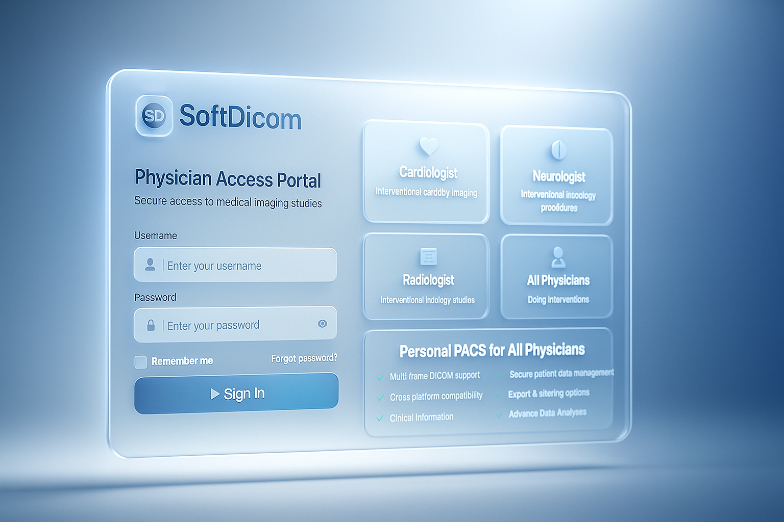 SoftDicom portable PACS overview - SoftDicom
