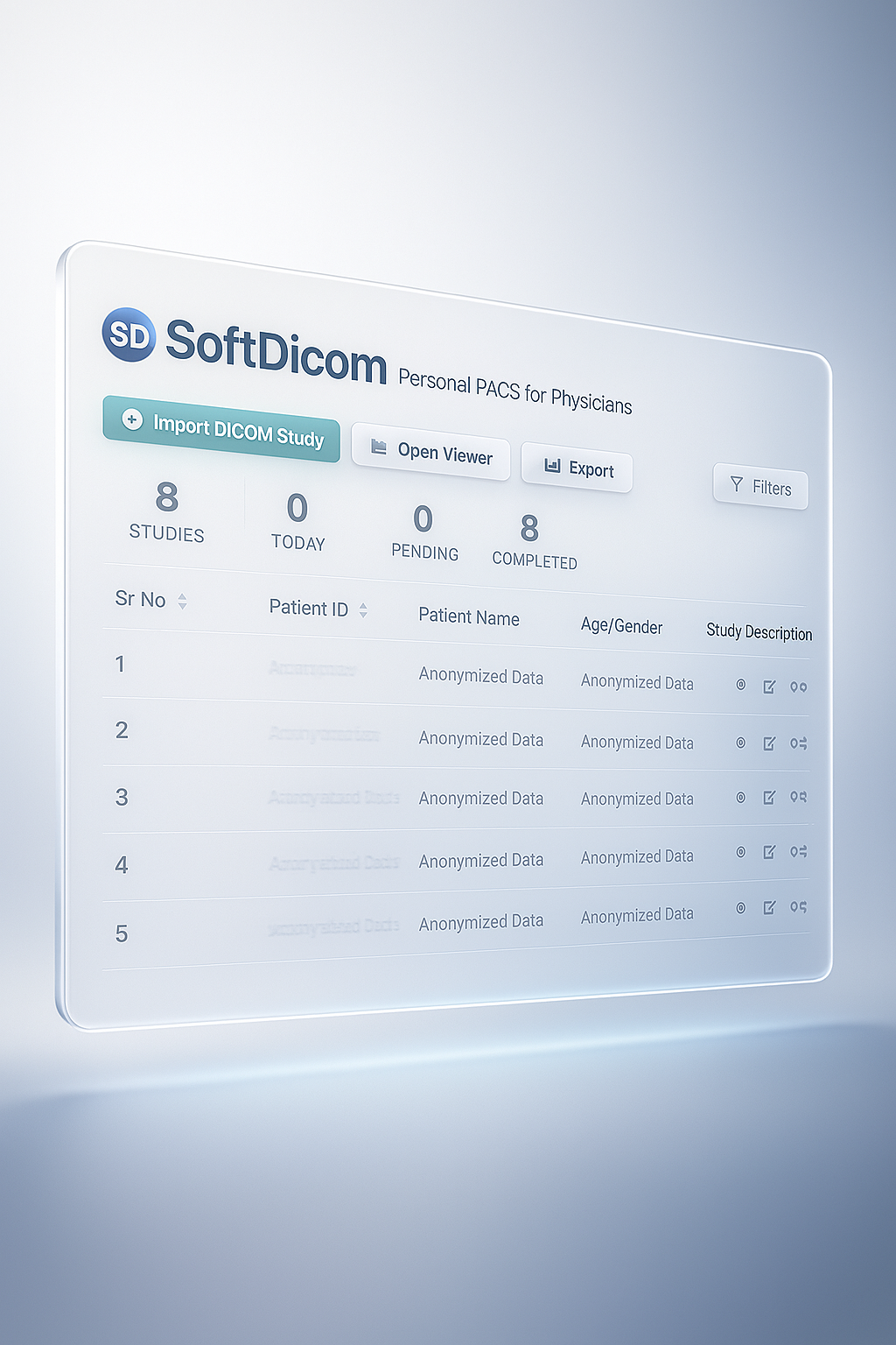 Export DICOM Studies.